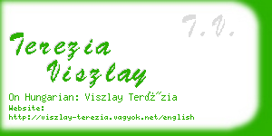 terezia viszlay business card